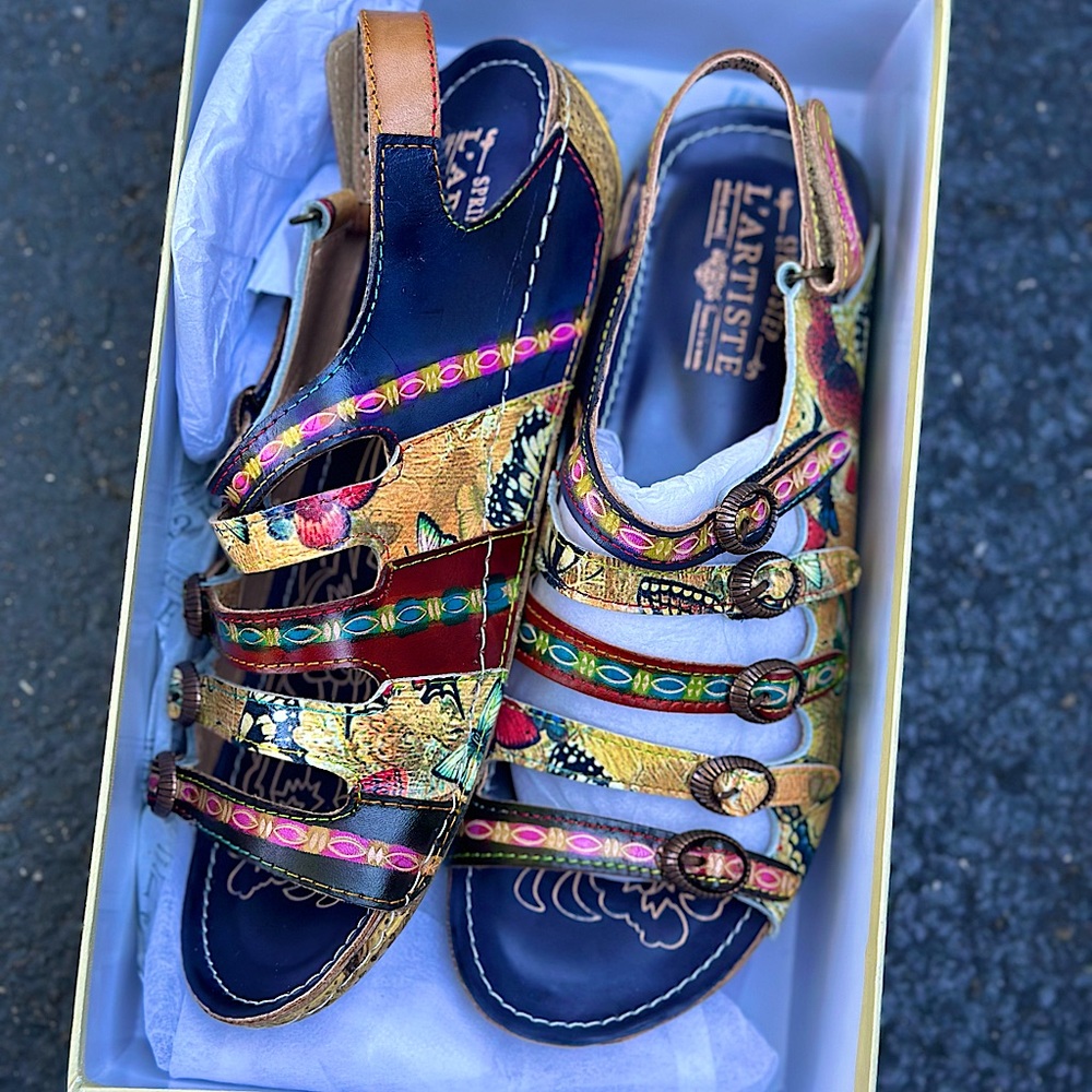 (NEW) L’Artiste by Spring Step Taffya Wedge Sandal (7)